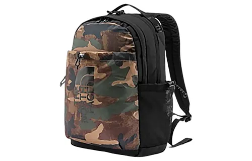 THE NORTH FACE Backpack Double Shoulder Outdoor Bag Polyester Camouflage Unisex