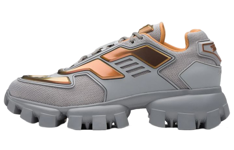 PRADA Cloudbust Thunder Fabric Low top Chunky Sneakers Men's Gray