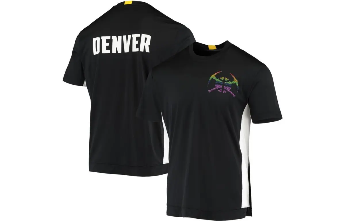 Nike T-Shirts Men's Black Crew Neck Moderate Straight Fit