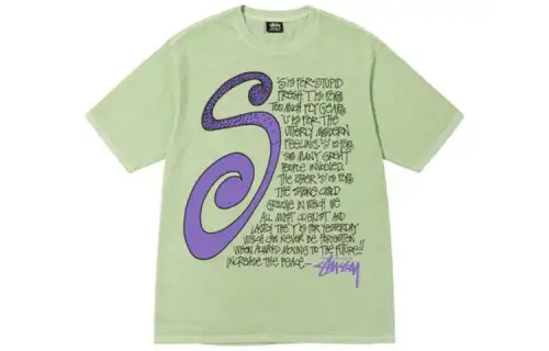 Stussy S Talk Pigment Dyed Tee