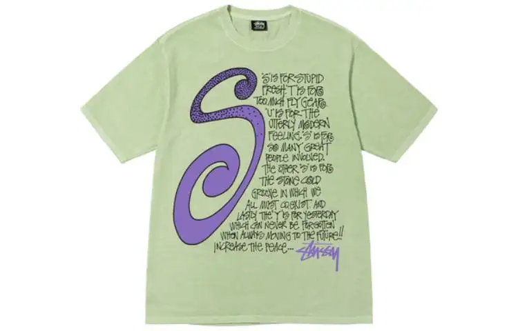 Stussy S Talk Pigment Dyed Tee
