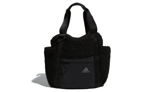 Adidas Polyester Tote Bag, Shopping Bag, Shoulder Bag, Handbag Medium Women's Black