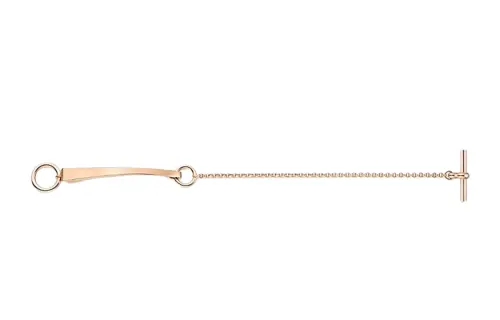 HERMES Rose Gold Bracelets Women's Rose Gold