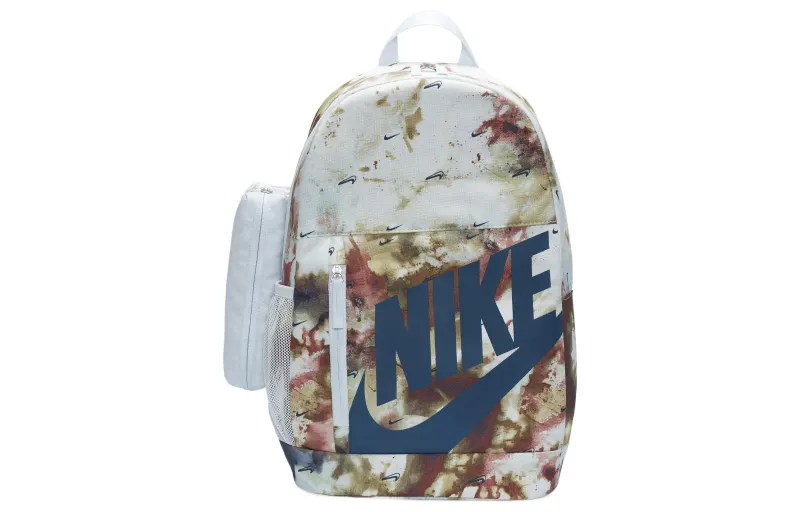 Nike Elemental Fabric Backpack Small Unisex Soccer Gray/Grass Blue