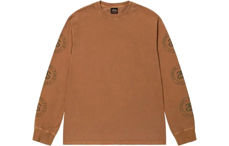 Stussy Seal Pigment Dyed Long Sleeve Tee