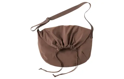 UNIQLO U Collection Cotton Shoulder Bag, Crossbody Bag Regular Unisex Brown