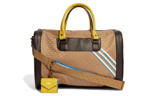 Adidas Originals Trefoil Recycled Polyester Luggage Bag, Shoulder Bag, Crossbody Bag, Handbag Regular Unisex Brown