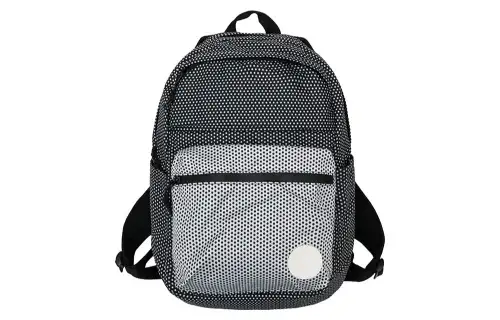 Converse Polyester Backpack Regular Men's Black Gray
