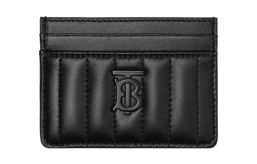 Burberry Lola Bag Lambskin Card Holder Women's Black
