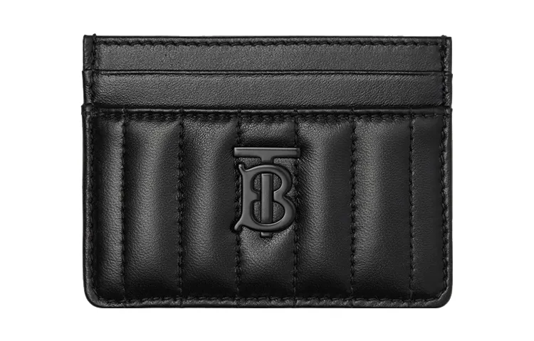Burberry Lola Bag Lambskin Card Holder Women's Black