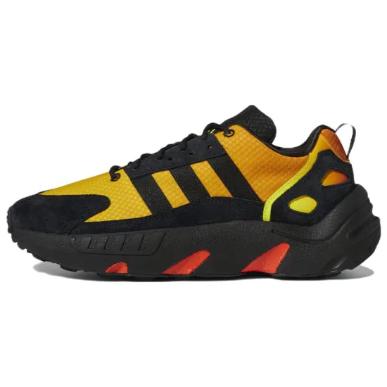 Adidas Originals Zx 22 Boost Black Semi Impact Orange