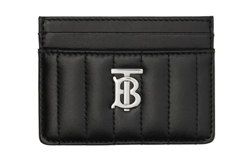 Burberry Lola Bag Lambskin Card Holder Women's Black