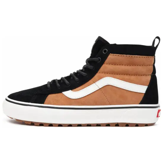 Vans SK8 Skateboarding Shoes Unisex High-top Back/Brown