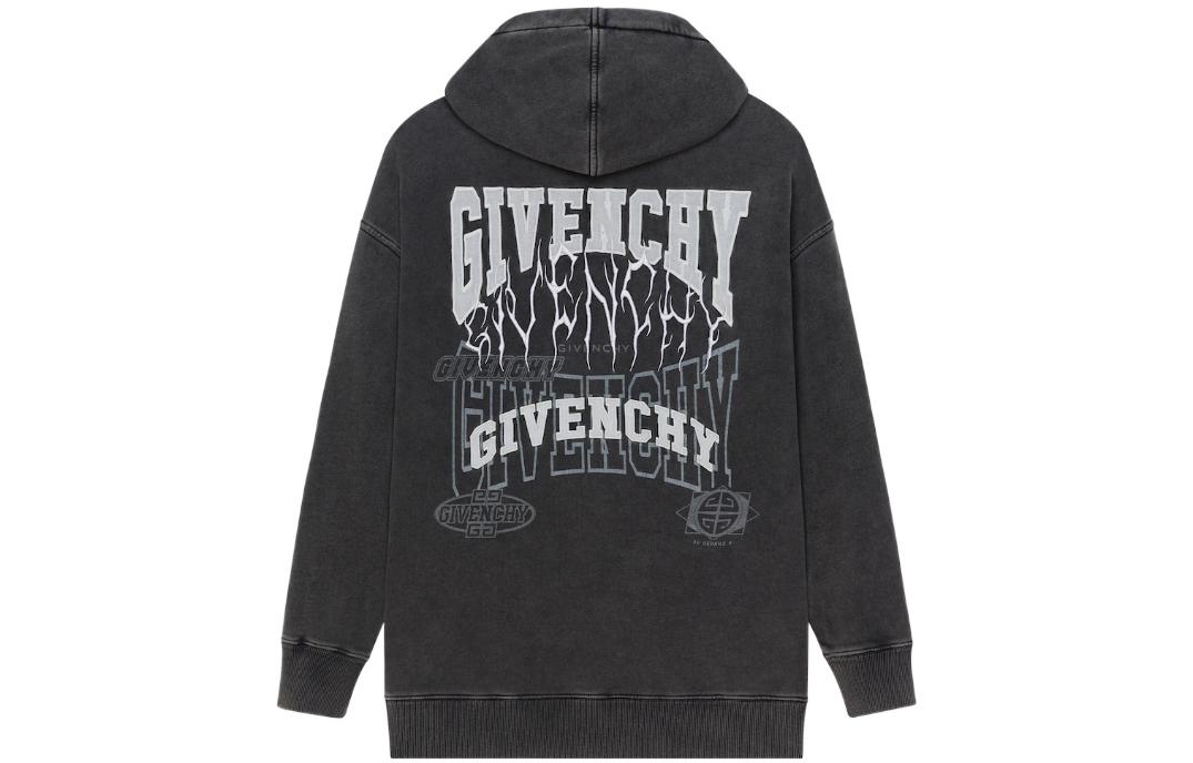 Женское худи Givenchy FW22 (темно-серое) — фото 2