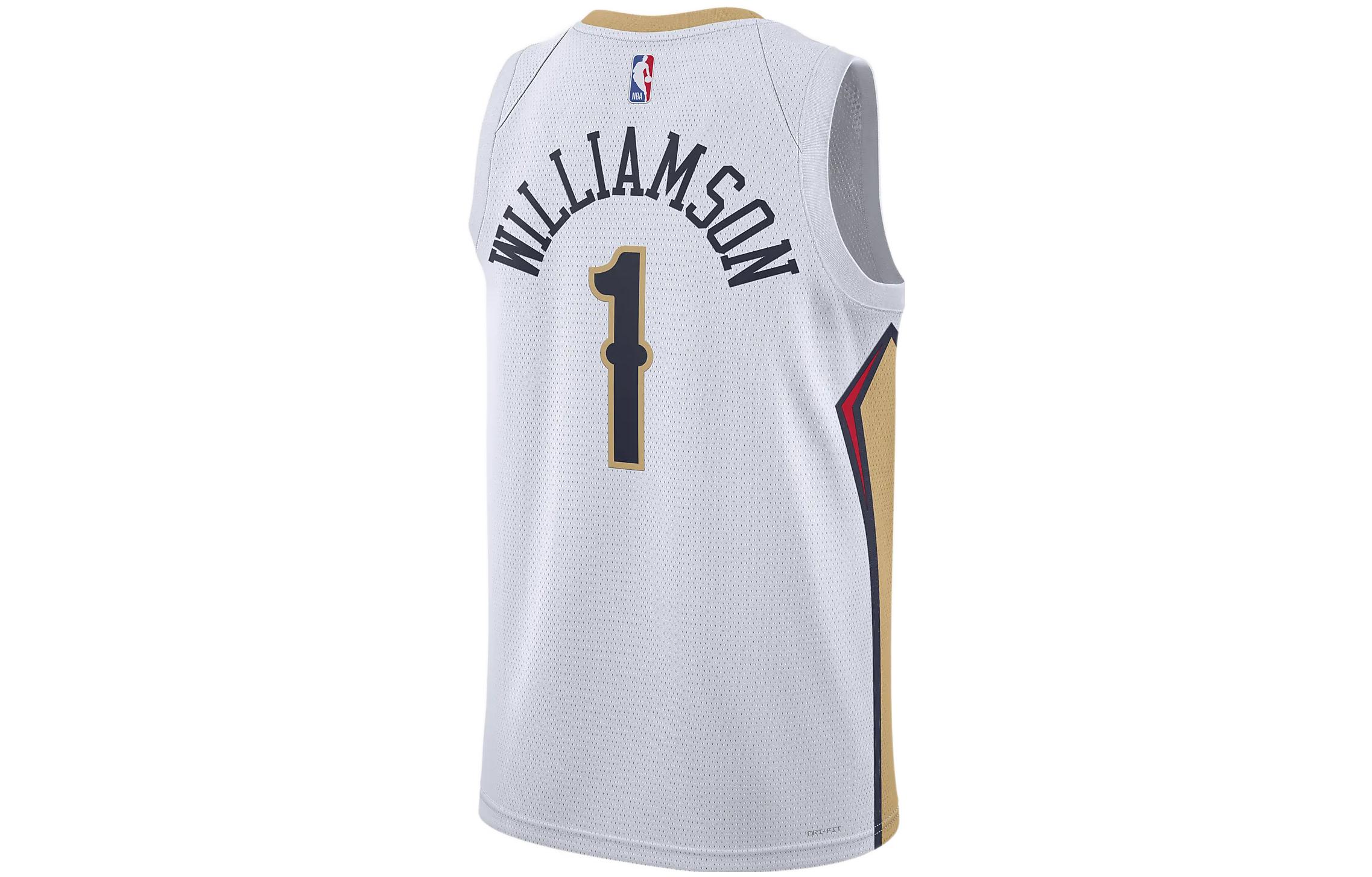 Nike Basketball Jerseys Unisex White Moderate Straight Fit