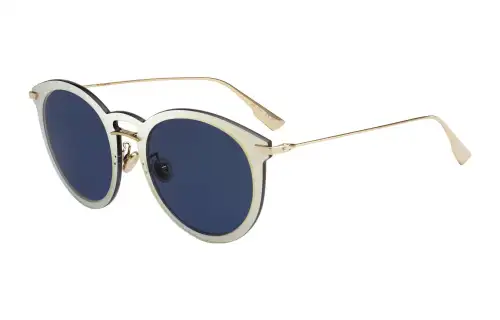 DIOR Alloy Oval Sunglasses Women's