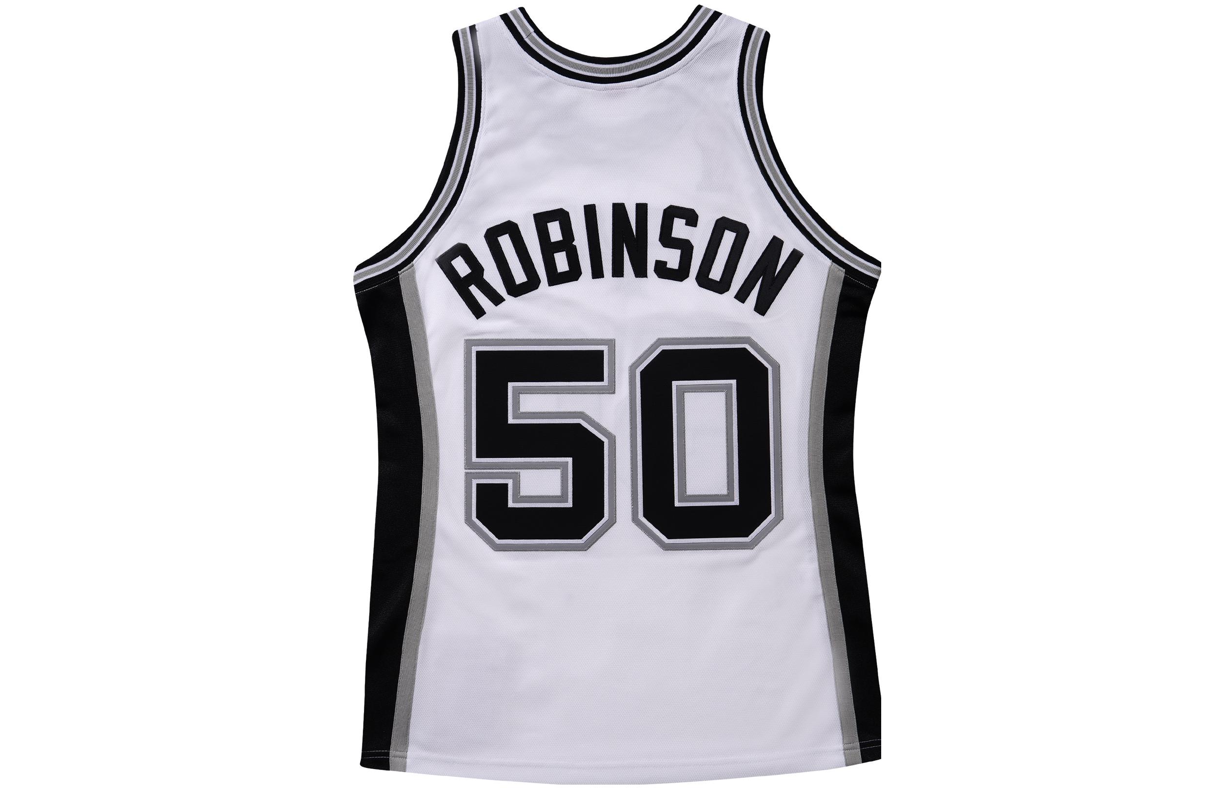 Mitchell Ness «NBA San Antonio Spurs 2002 David Robinson» home finals jersey