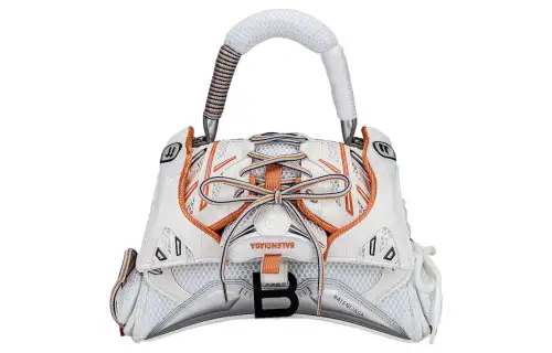 Balenciaga Sneakerhead Top Handle Small White/Orange