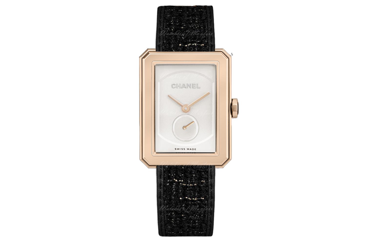 CHANEL BOY FRIEND Wrist Watches Quartz Movement Leather Strap White Dial Women's 30m Water Resistant
