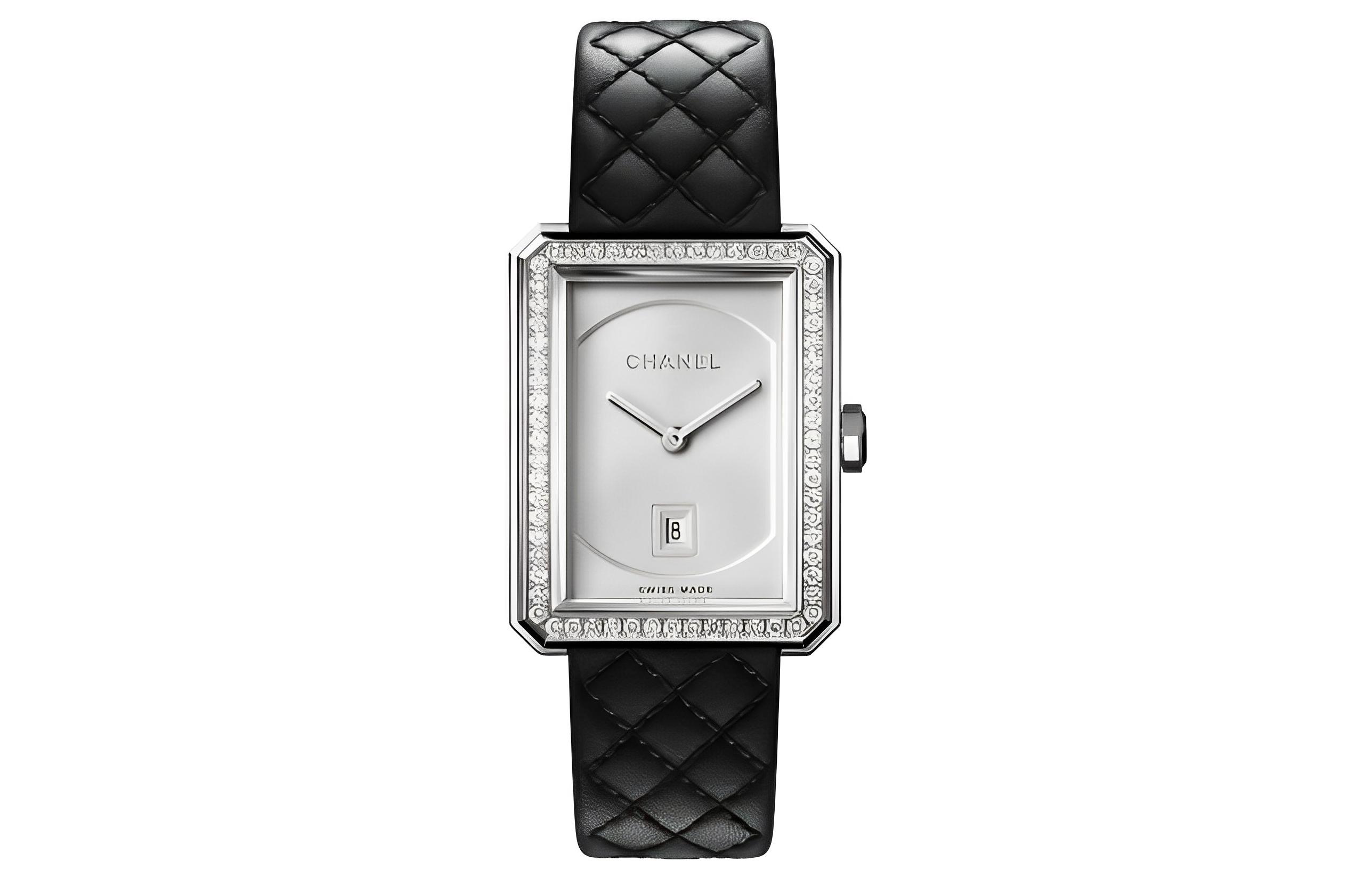 CHANEL BOY FRIEND Wrist Watches Quartz Movement Silver Dial Women's
