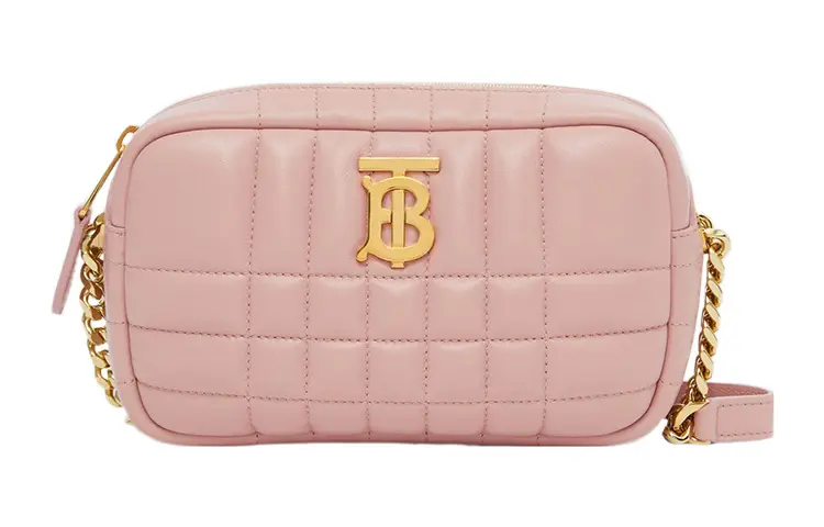 Burberry Lola Bag Lambskin Camera Bag, Crossbody Bag, Shoulder Bag Women's Pink