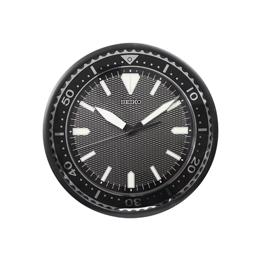 SEIKO Quartz Movement Wall Clock Unisex Black QXA791K