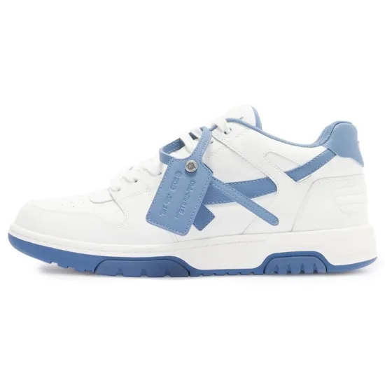 OFF-WHITE Out Of Office Ooo Low White Navy Blue