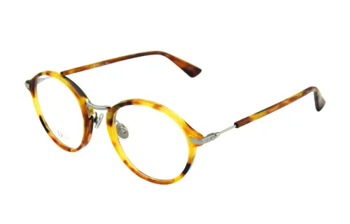 DIOR Plate And Metal Round Prescription Glasses Unisex