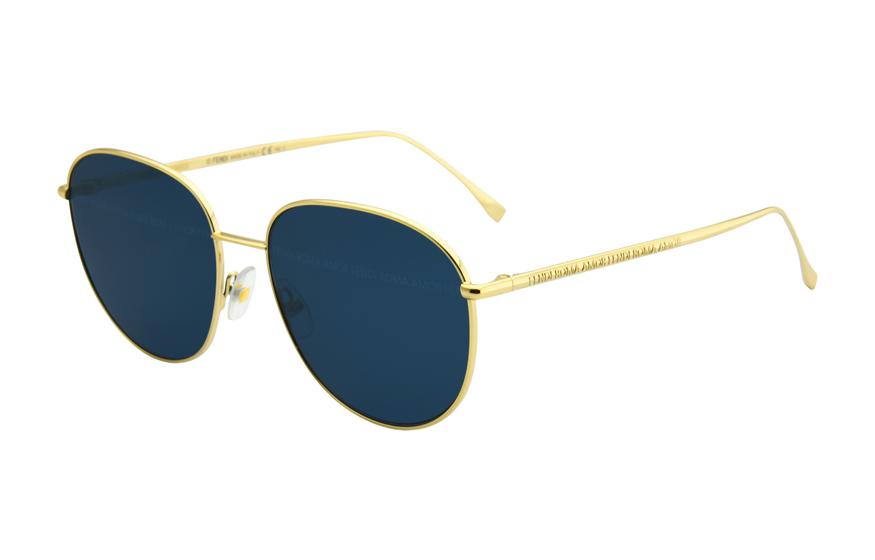Солнцезащитные очки Fendi FF0379-LKS7Y (серо-серебристые)