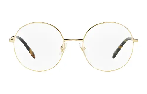 MIU MIU Prescription Glasses Women's Gold