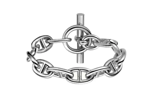 HERMES Chaine D'Ancre 925 Sterling Silver Bracelets Unisex