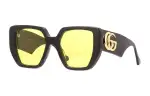 GUCCI Irregular Shape Sunglasses Unisex