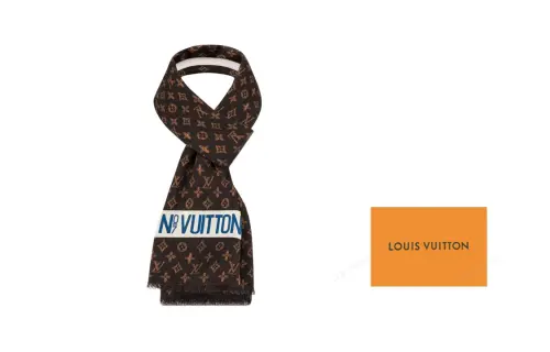 LOUIS VUITTON Sheep Wool Scarves Unisex