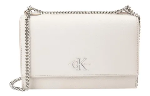 CALVIN KLEIN Synthetic Material Crossbody Bags Regular Women's Ecru