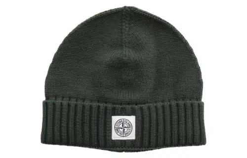 STONE ISLAND Junior Logo Patch Beanie