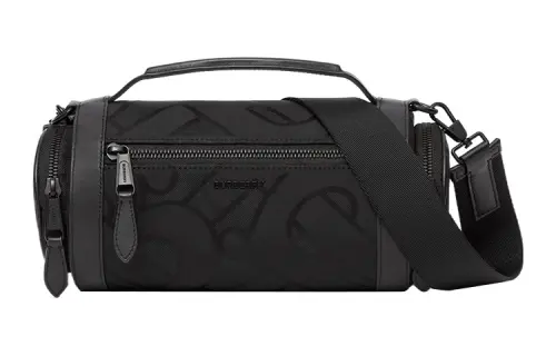 Burberry Polyester Handbag, Shoulder Bag, Crossbody Bag Regular Men's Black