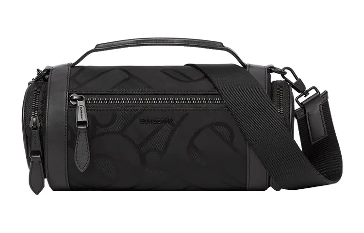Burberry Polyester Handbag, Shoulder Bag, Crossbody Bag Regular Men's Black