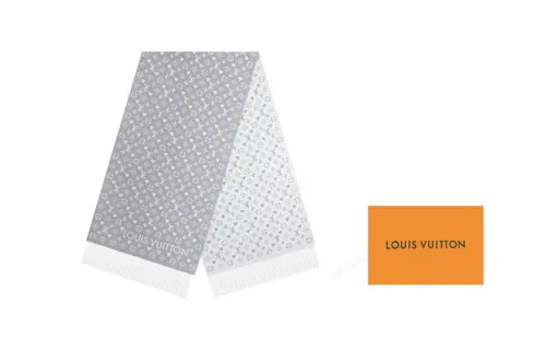 LOUIS VUITTON Game On Cashmere Knit Scarves Women's