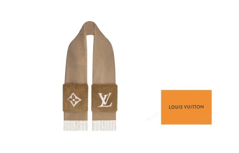 LOUIS VUITTON COSY MINK FUR COLLECTION Mink Fur Scarves Women's