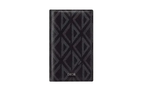 DIOR Canvas Card Holder Card Holder Men's Black