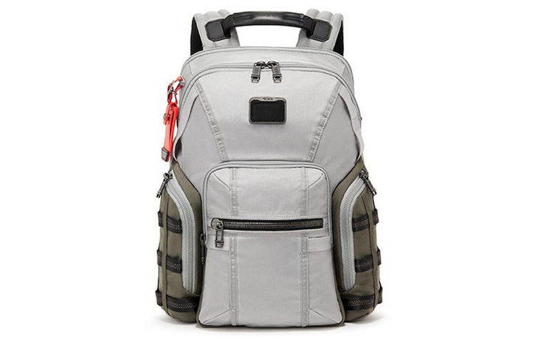 TUMI Alpha Bravo Baller Nylon Backpack Men's Gray