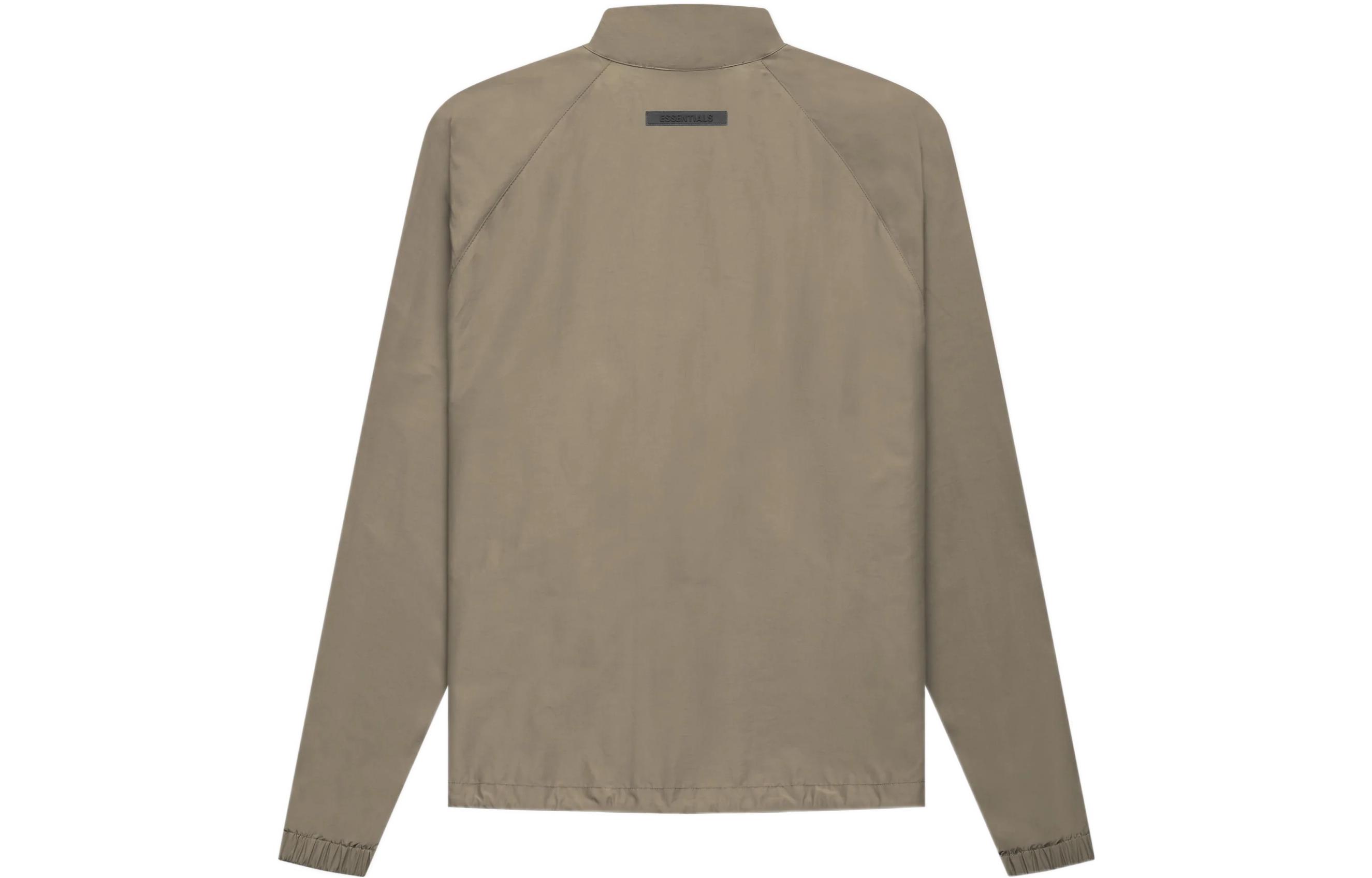 Fear of God Essentials FW21 Half Zip Track Jacket Harvest Logo  