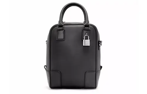 LOEWE Amazona Nappa Cow Leather Handbag, Shoulder Bag, Crossbody Bag Women's Black