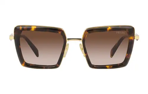 PRADA Sunglasses Women's Gold