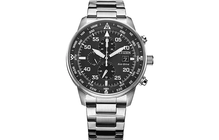 CITIZEN Ecology Drive Collection Light Powered Quartz Movement Stainless Steel Strap Watch