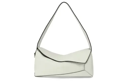 LOEWE Puzzle Hobo Nappa Cow Leather Hobo Bag Handbag Regular Women's Light Cyan