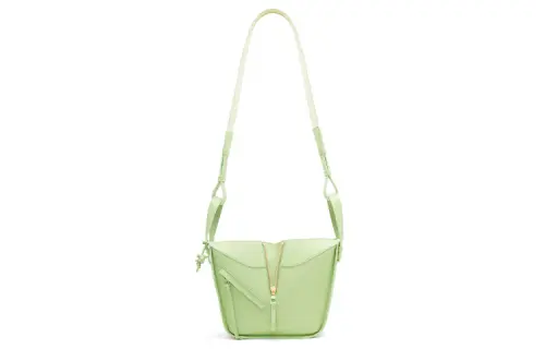 LOEWE Hammock Satin Cow Leather Shoulder Bag, Crossbody Bag, Handbag Regular Women's Okra Glaze Green