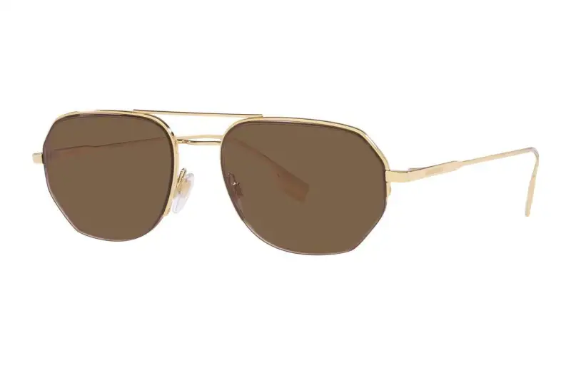 Burberry Sunglasses Men's Gold