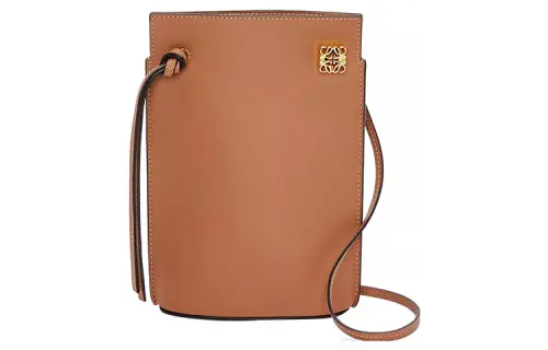 LOEWE Cow Leather Handbag, Shoulder Bag, Crossbody Bag Regular Women's Brown