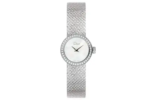 DIOR Wrist Watches Quartz Movement Stainless Steel Strap White Dial Women's 30m Water Resistant